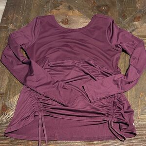 Fabletics Deep Purple Long Sleeve Top